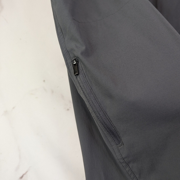 Columbia Pants Womens 16 R Roll Up Convertible Gray Nylon Hiking Camping Commute - Picture 10 of 13